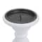 White Wood French Country Candle holder 10",8",6"